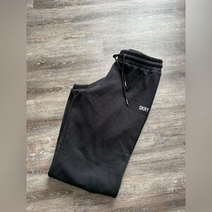 DKNY Black Logo Jogger Sweatpants